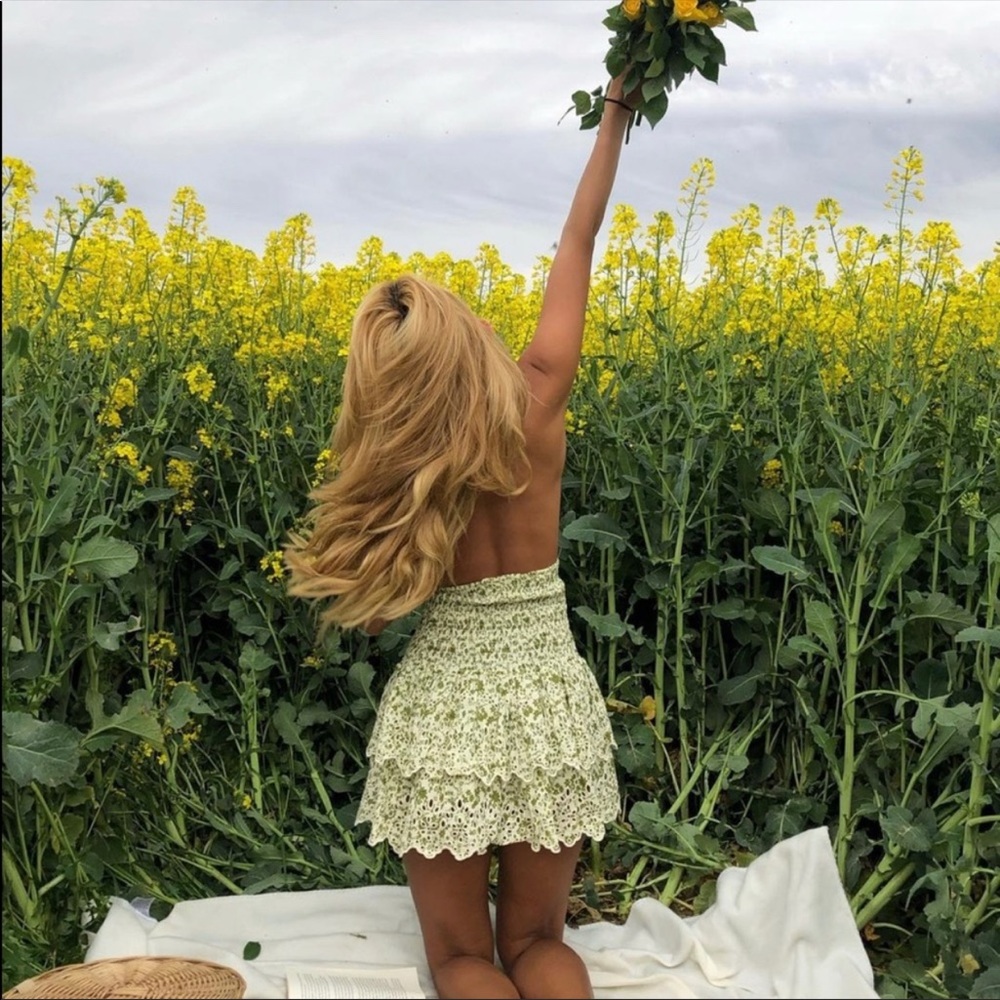 ZARA Printed Mini Skirt - Picture 8 of 11